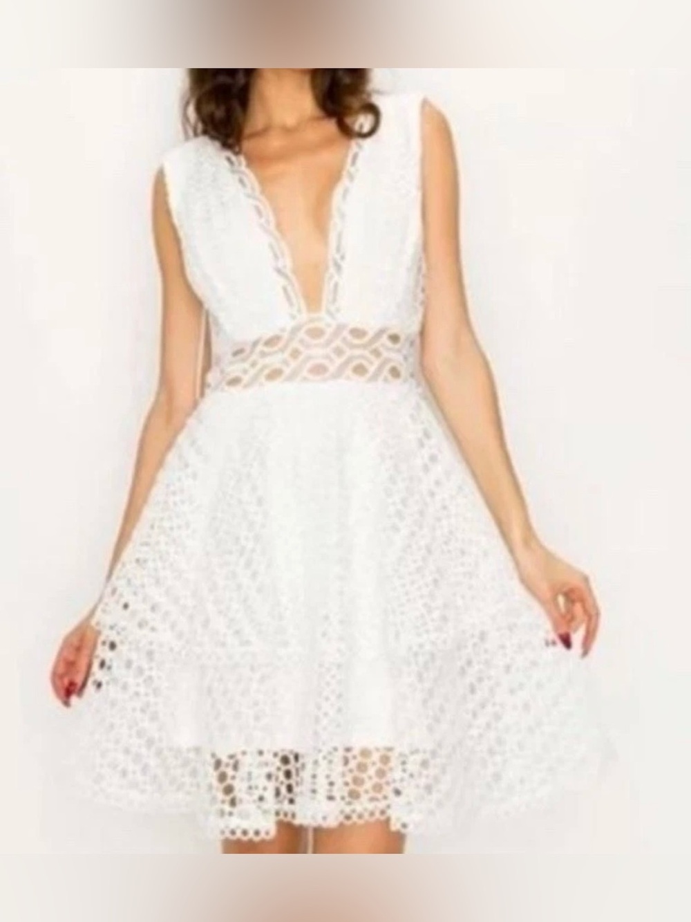 Mad For Love Little White Dress Small White Party Cocktail Flirty Sexy